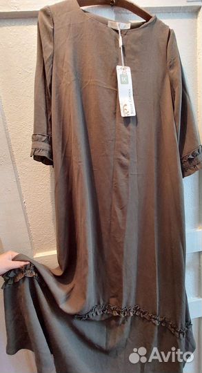 Платье новое цвета хаки