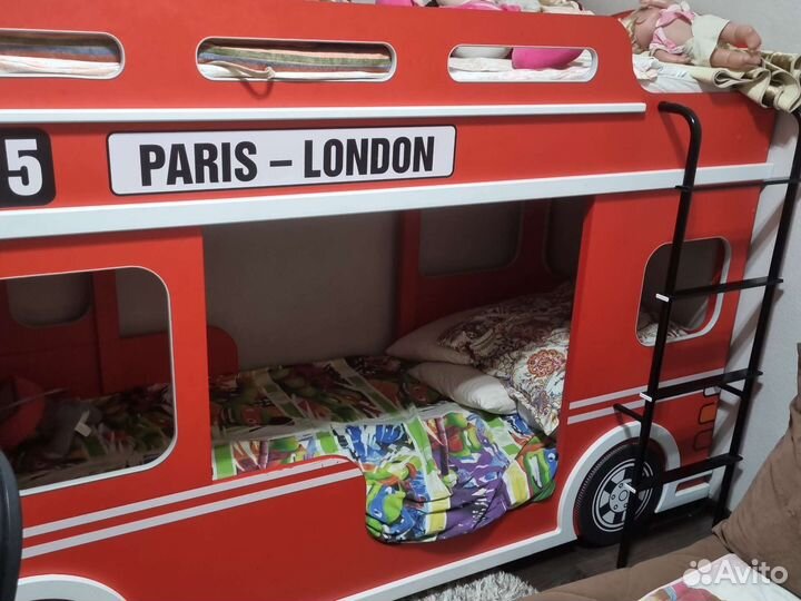 Детская кровать двухъярусная