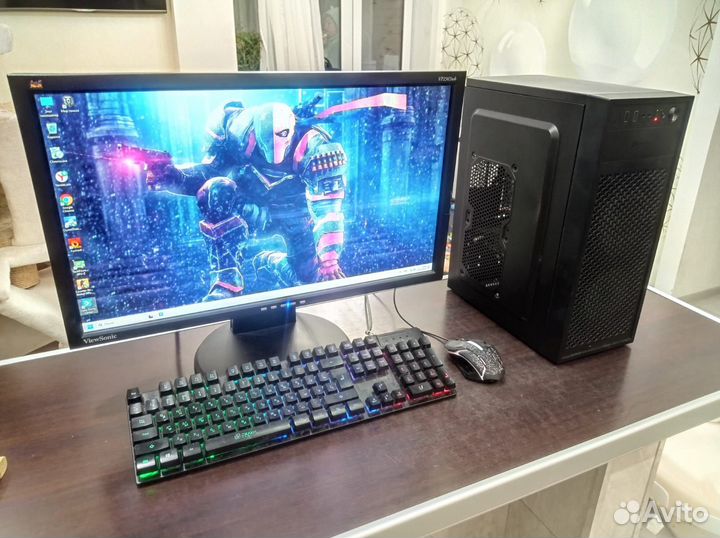 Игровой комп Core i7/16Gb/SSD+HDD + GTX 1050ti