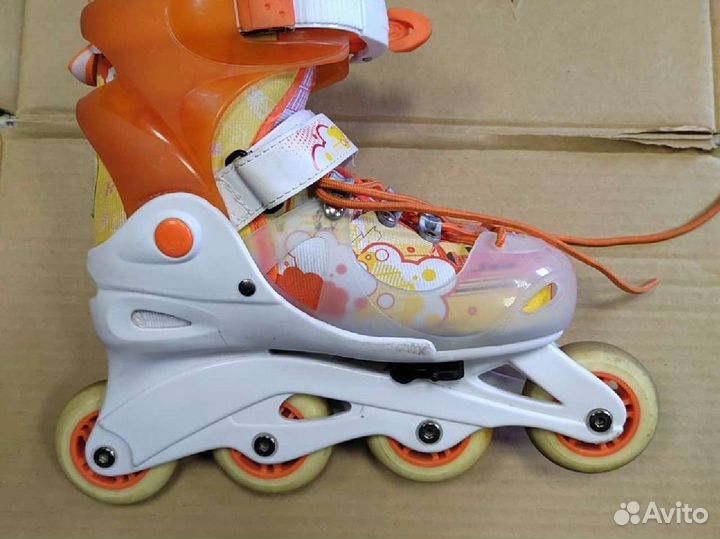 Роликовые коньки детские раздвижные
