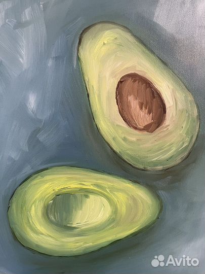 Картина маслом «Авокадо»