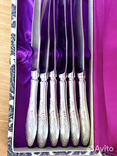 Набор столовых приборов мельхиор СССР