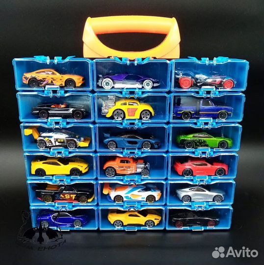 Игровой набор road diary 18 машинок