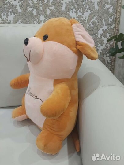 Мягкая игрушка с пледом. Мышь 3 в 1