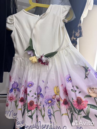 Детское платье monnalisa с ремешком