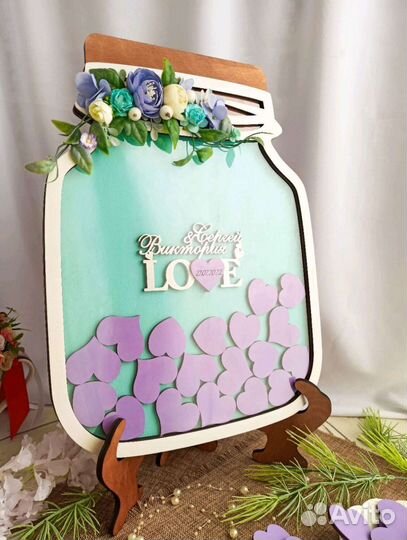 Банка-копилка пожеланий на свадьбу