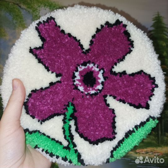 Подставка под чайник/кружку - тафтинг