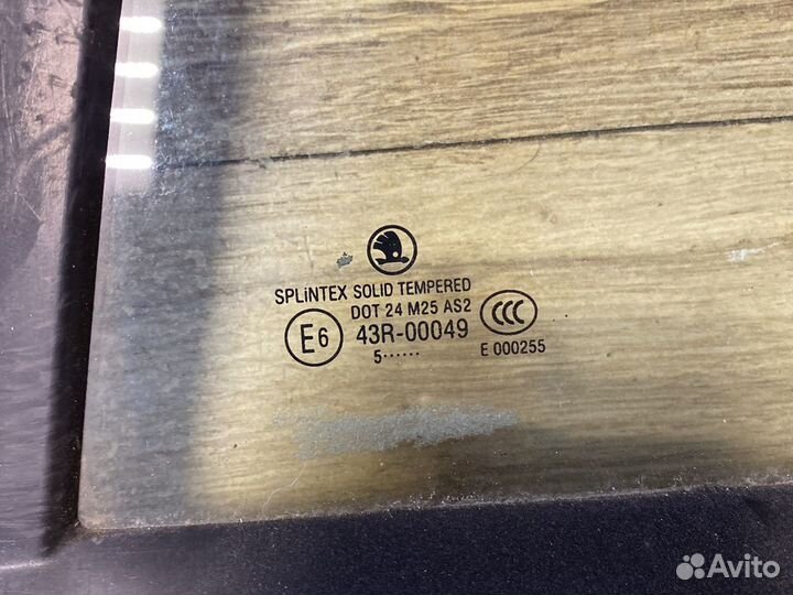 Skoda octavia a5 форточка задней левой двери combi