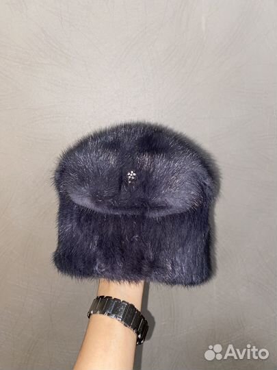 Шапка норковая женская