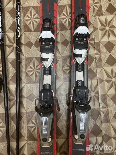 Горные лыжи dinastar 80 xt, ботинки для горных лыж