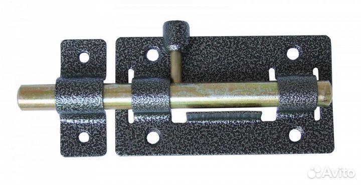 Шпингалет Дубрава круглый серебро 50