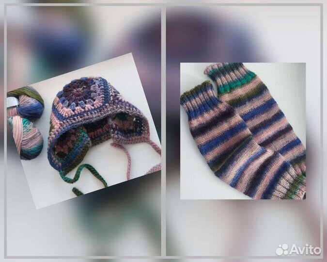 Гетры женские вязаные ручная работа