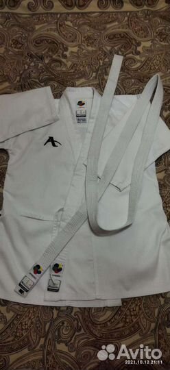 Кимоно и перчатки, новое, для детей 9, 10 лет