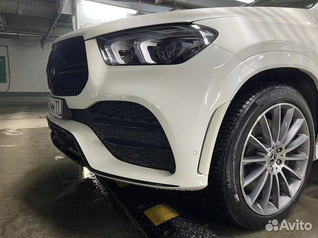 Передний бампер на gle 167 mercedes гле амг amg