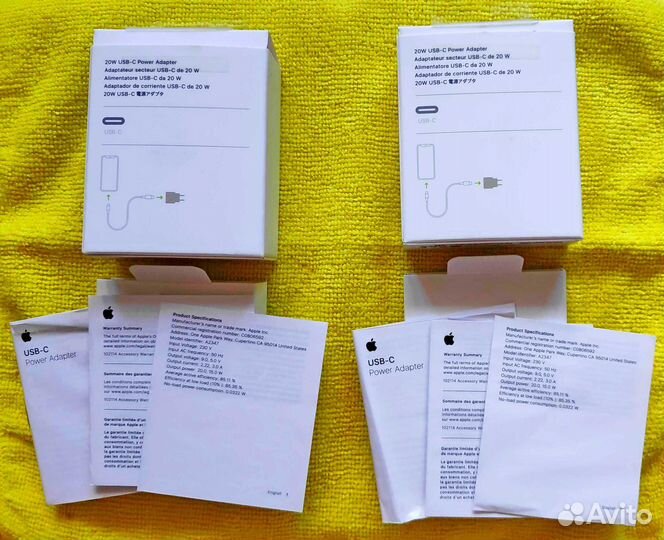 Зарядки Apple mhje3ZM/A, новые, оригинал