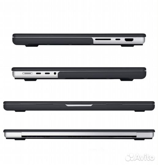 Чехол для Apple MacBook Pro 16 матовый черный