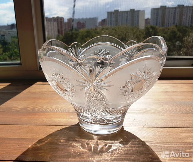 Хрустальная ваза Неман конфетница салатница