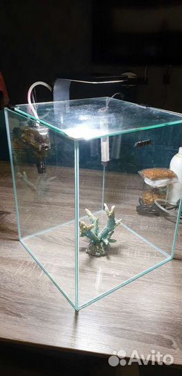 Аквариум Aquael Shrimp Set Smart + доп. вещи