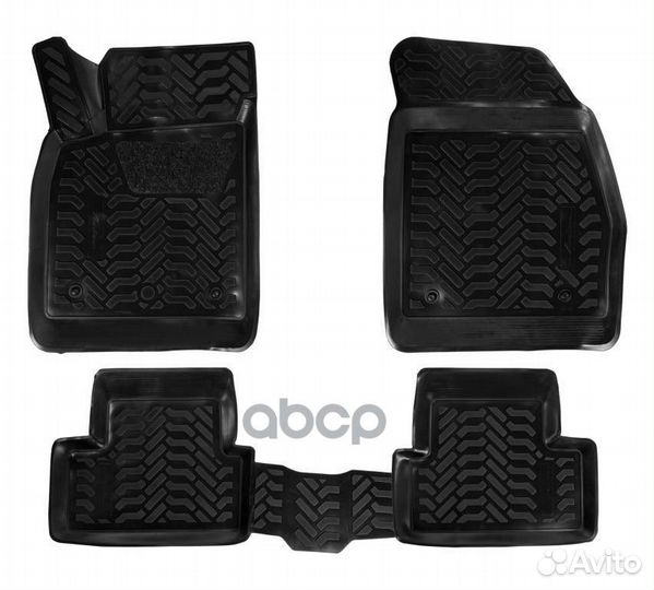 Ковры для Chevrolet Cruze (09), 4 шт., выс. борт