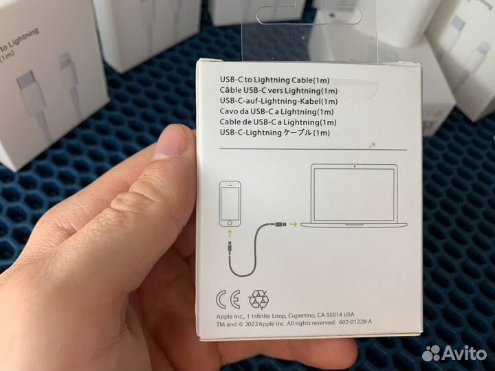 Кабель apple lightning usb type c