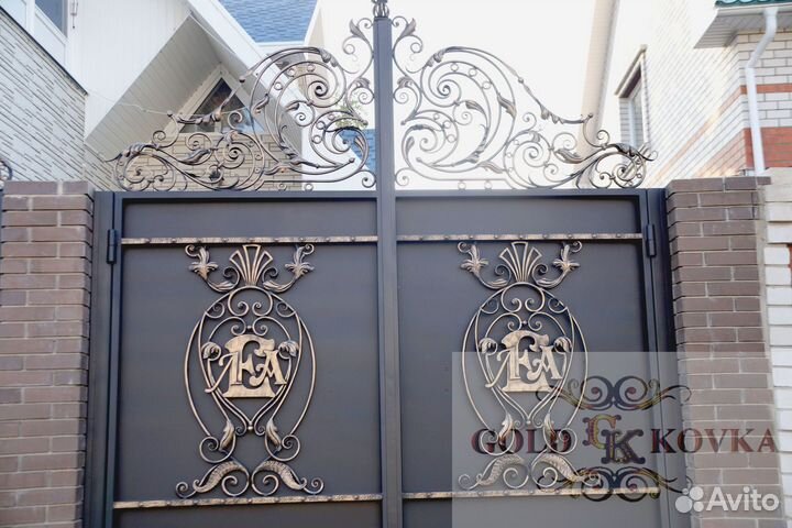 Ворота кованые
