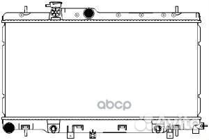 Радиатор системы охлаждения 34211004 Sakura