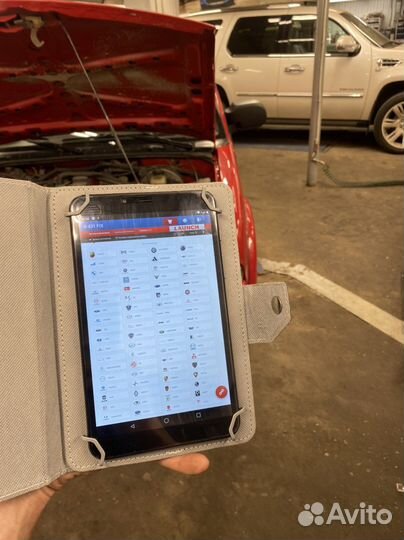 Launch x431 pro 5s / Чтение пробега/ Автодата