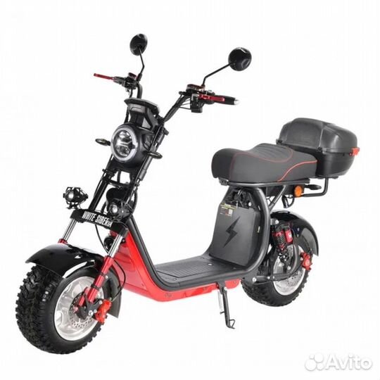 Электроскутер white siberia PRO 2500W black