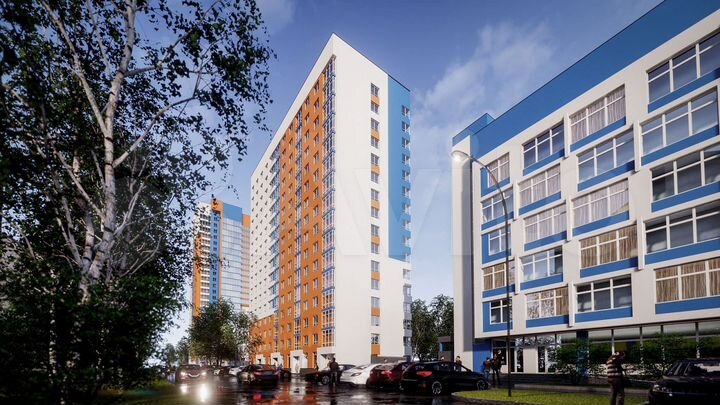 2-к. квартира, 37 м², 9/16 эт.