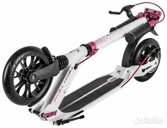Самокат Tech Team city scooter disk. колеса 200мм