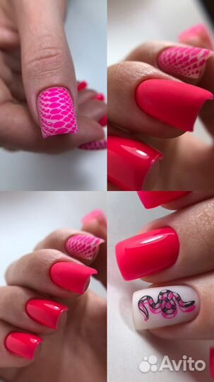 Маникюр с покрытием гель-лак / наращивание ногтей