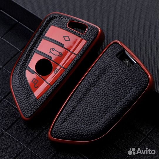 Чехол на ключ BMW / бмв G-серии TPU red