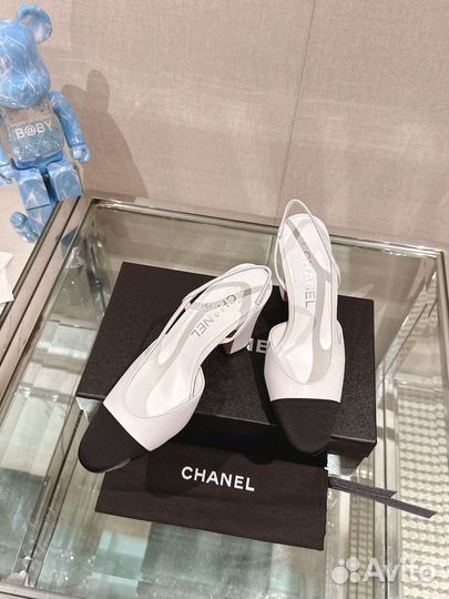 Туфли лодочки Chanel каблук 9.5 см premium