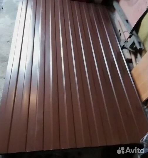 Профнастил С-8 2000х1200 0,45мм RAL 8017 Шоколадно