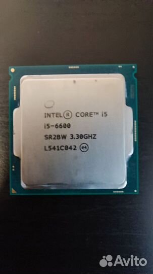 Процессор Intel Core i5-6600 3.3GHz + кулер