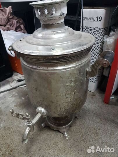 Самовар угольный старинный