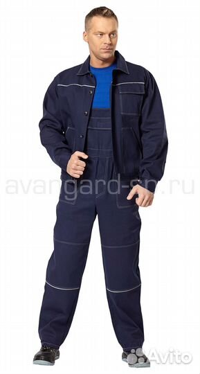 Костюм Трудовик с п/к (т.син) р.44-46 рост 5-6 М