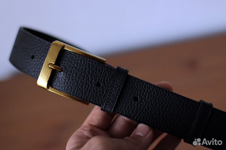 Мужской кожаный ремень ручной работы