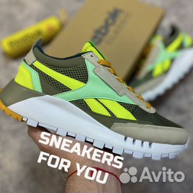 Мужские кроссовки Reebok Classic Leather IE6984 Chalk Green/Vintage Chalk  купить в Москве с доставкой: цена, фото, описание - интернет-магазин