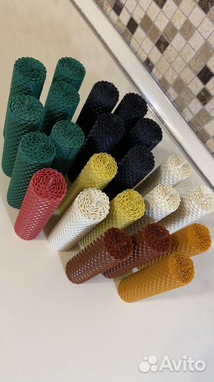 Свечи из вощины с травами и маслами