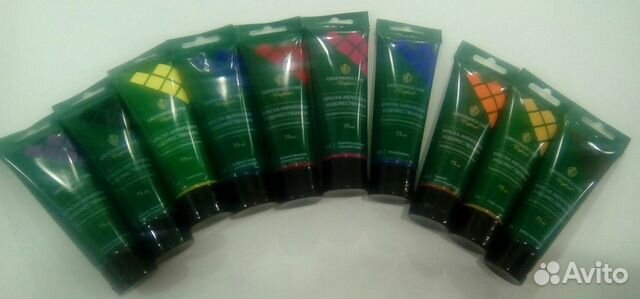 Краски акриловые художественные