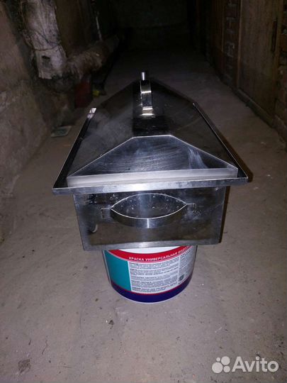 Коптильня горячего копчения из нержавейки