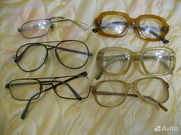 Старые оправы от очков на запчасти