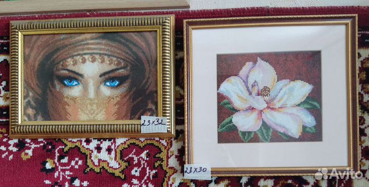 Картины вышитые
