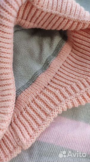 Шапка для девочки и шарф