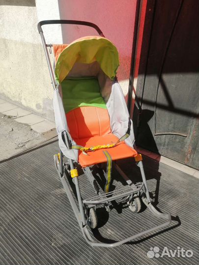 Детские санки коляска ника