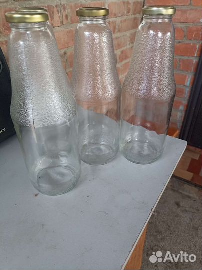 Бутылки стеклянные 1л