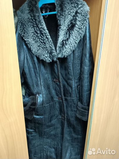 Дубленка натуральная женская 48 50 размер