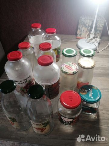 Банки и бутылки стеклянные