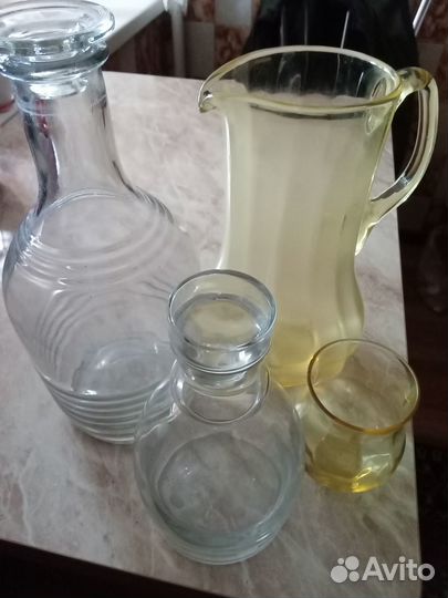Кувшин графин стекло СССР